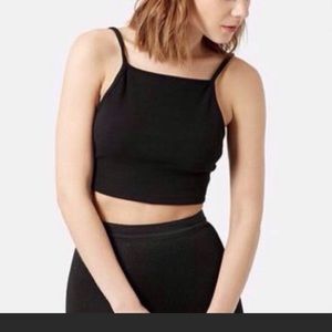 Topshop ribbed crop top